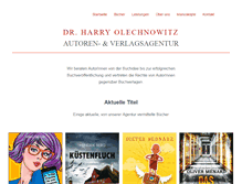 Tablet Screenshot of agentur-olechnowitz.de